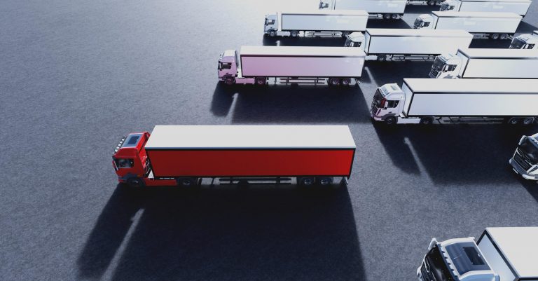 fleet-of-new-heavy-trucks-with-one-selected-transportation-1